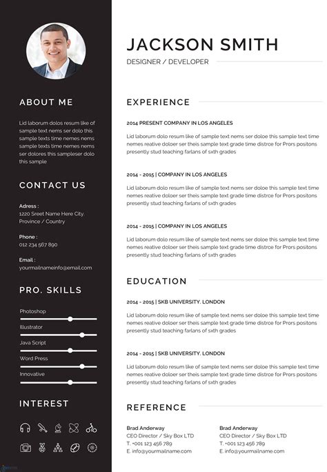 100 Resume Templates in Word Format (Free Download).